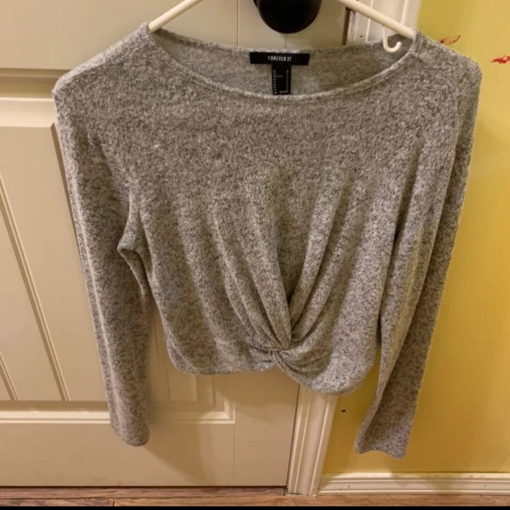 Knit crop top